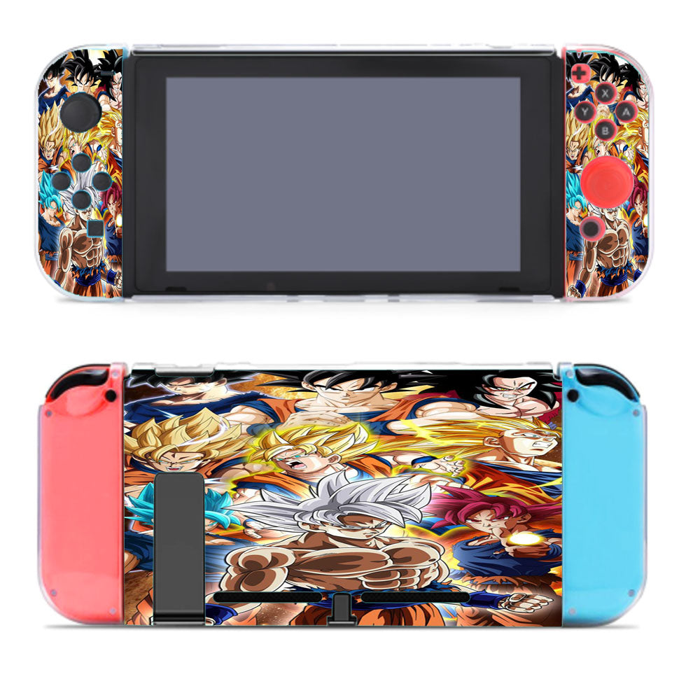 Goku Dragon Ball Z All Hairs Collage Nintendo Switch Cover Case