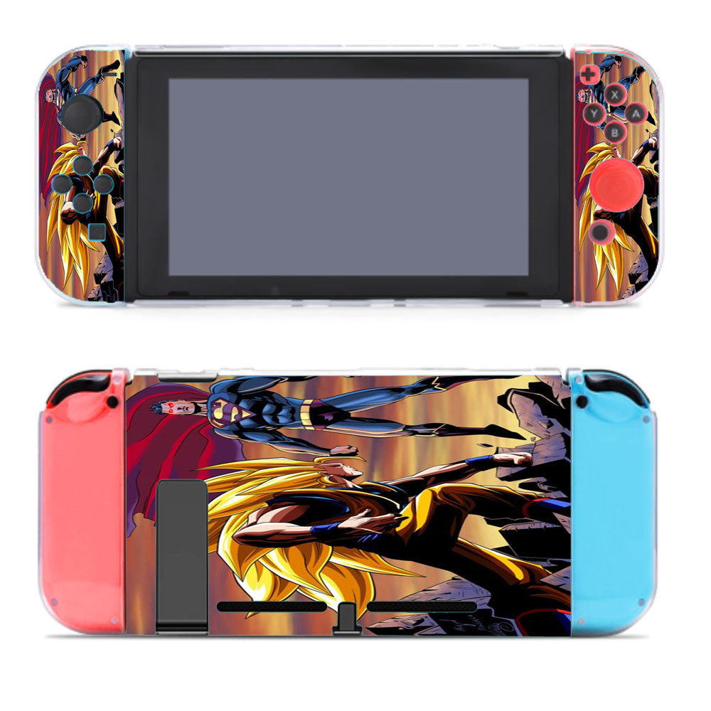 Goku X Superman Artwork Nintendo Switch Cover Case