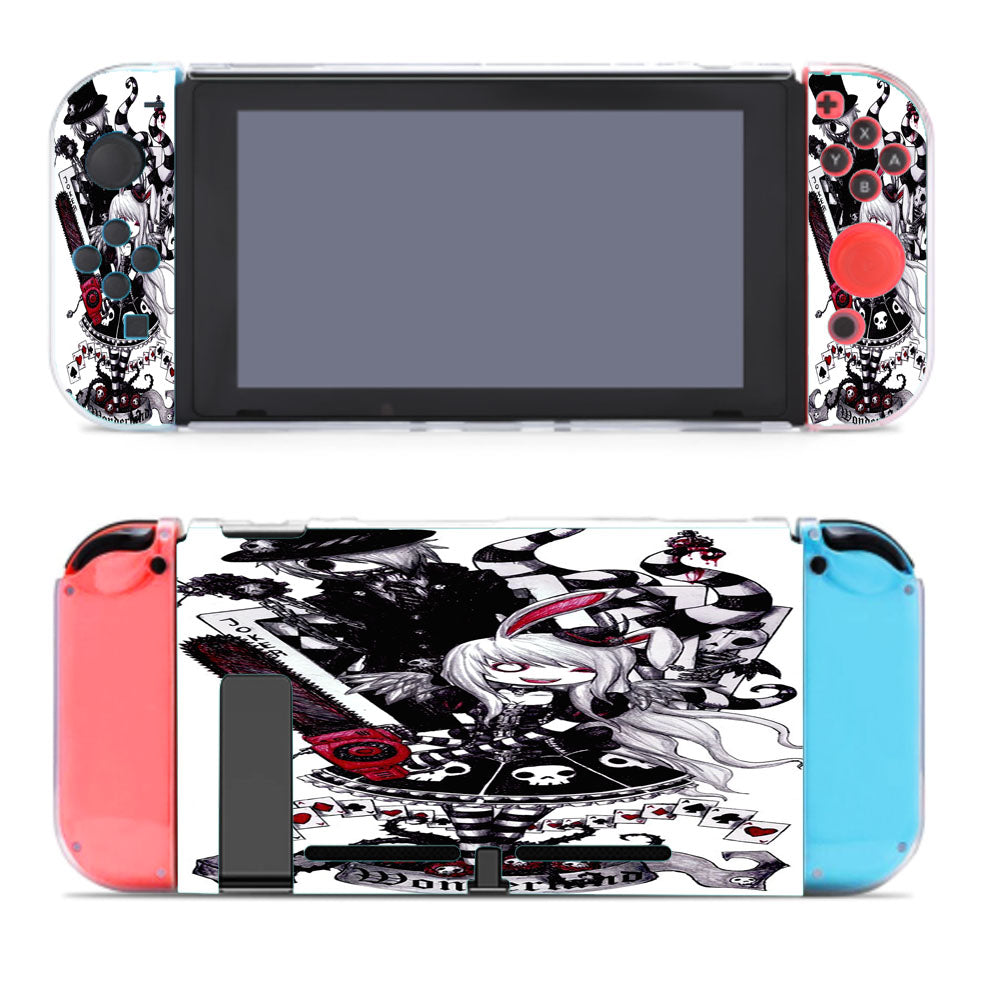 Gothic Alice In Wonderland Tattoo Nintendo Switch Cover Case
