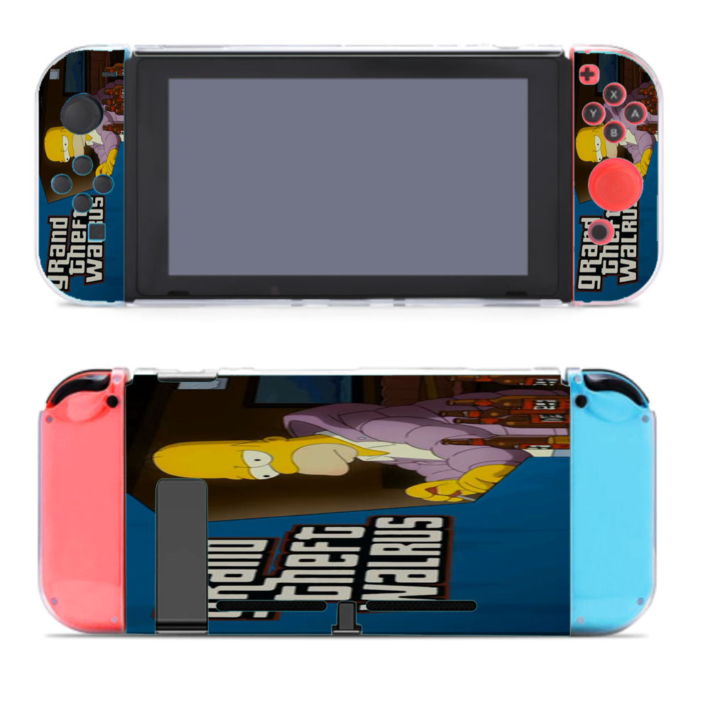 Grand Theft Walrus Hommer Simpson Nintendo Switch Cover Case