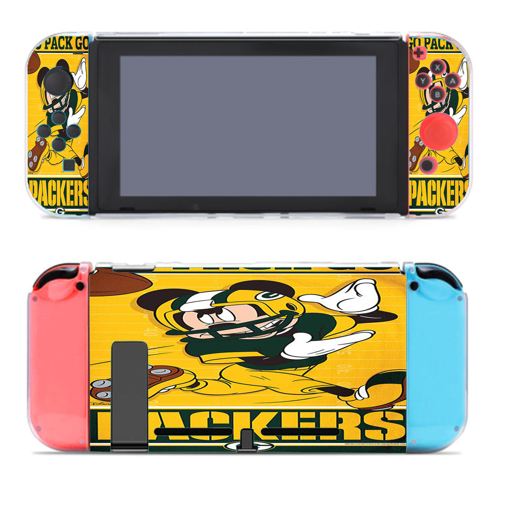 Green Bay Packers Disney Mickey Mouse Nfl Nintendo Switch Cover Case