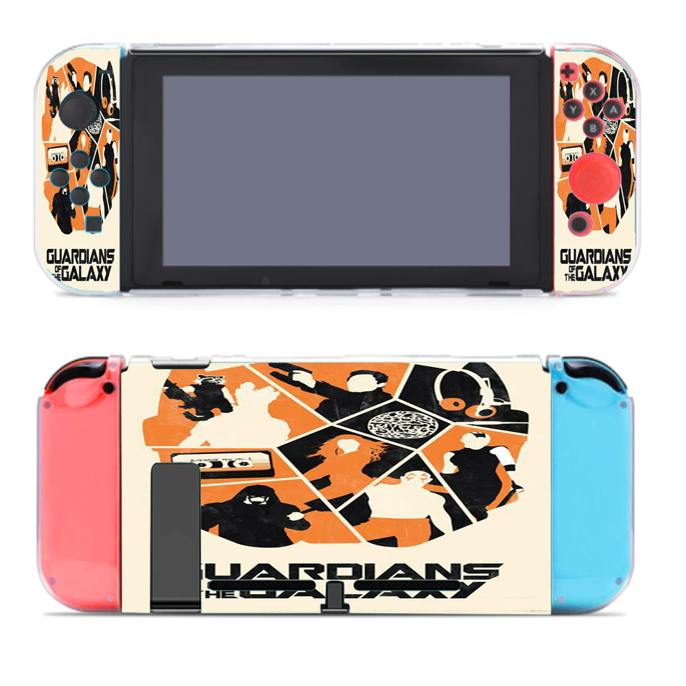 Guardians Of The Galaxy Mural Nintendo Switch Cover Case