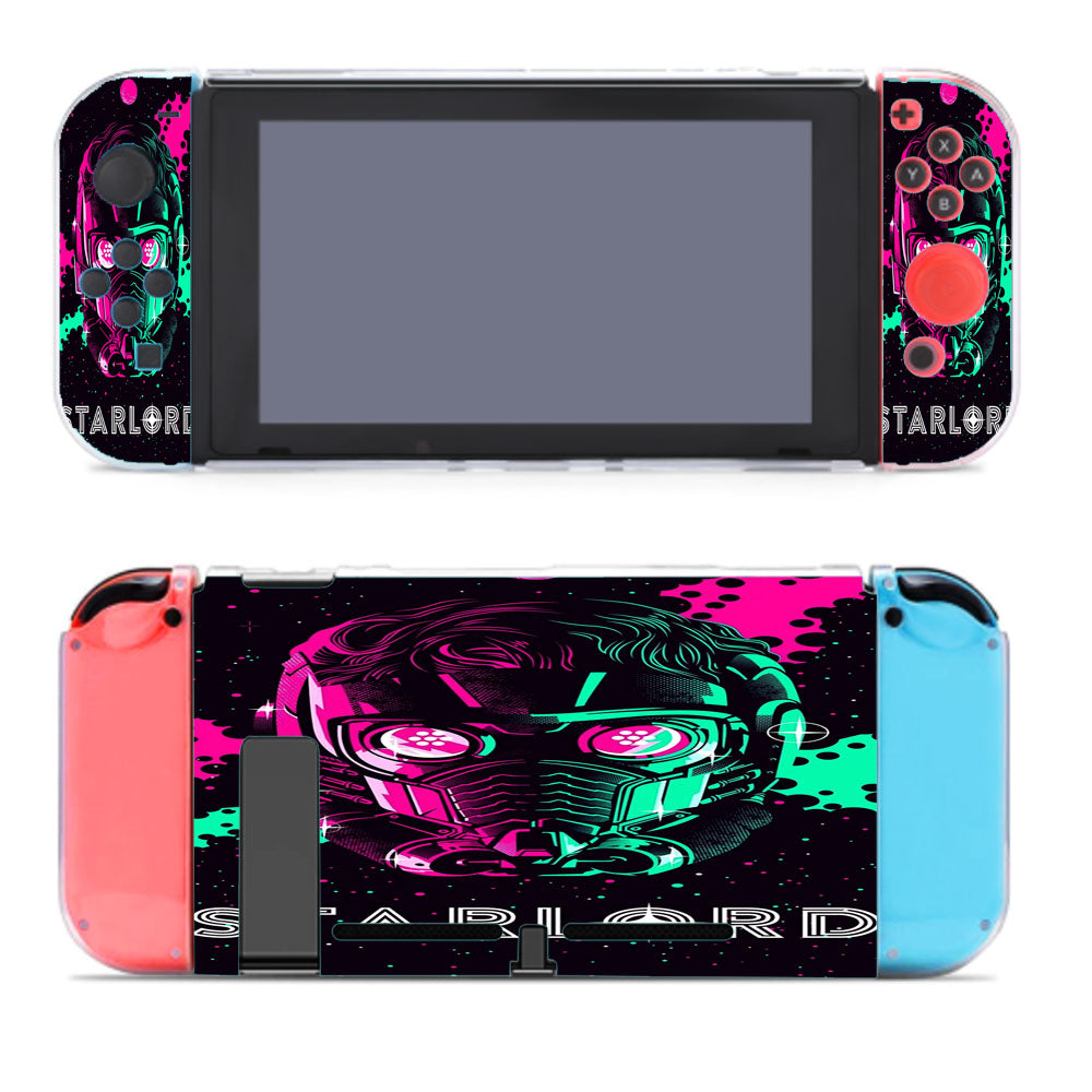 Guardians Of The Galaxy Starload Pink Green Nintendo Switch Cover Case