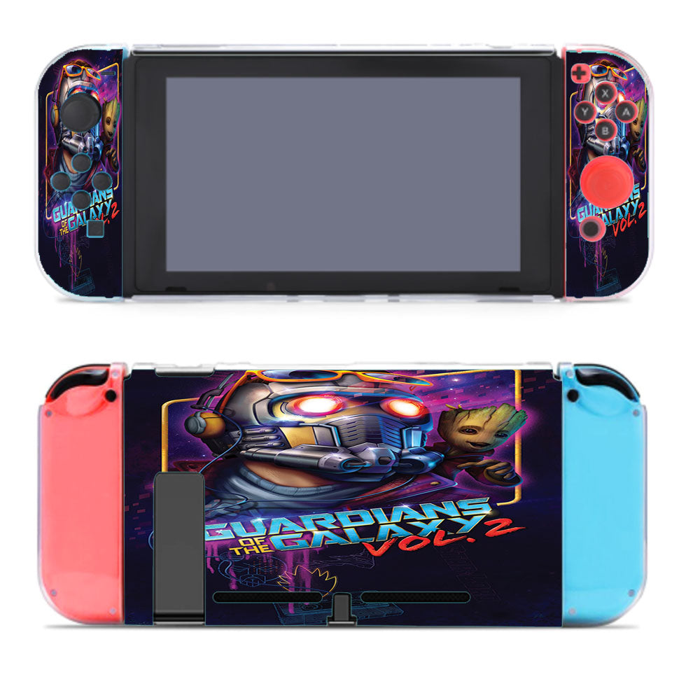 Guardians Of The Galaxy Vol 2 Starlord And Baby Groot Wallpaper Nintendo Switch Cover Case