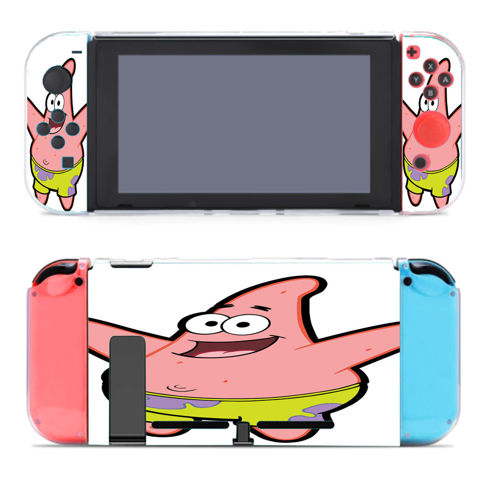Happy Face Patrick Star Nintendo Switch Cover Case