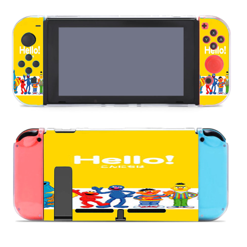 Hello Sesame Street From Japanese Nintendo Switch Cover Case