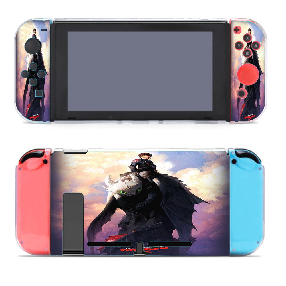 Hiccup And Toothless Nintendo Switch Cover Case