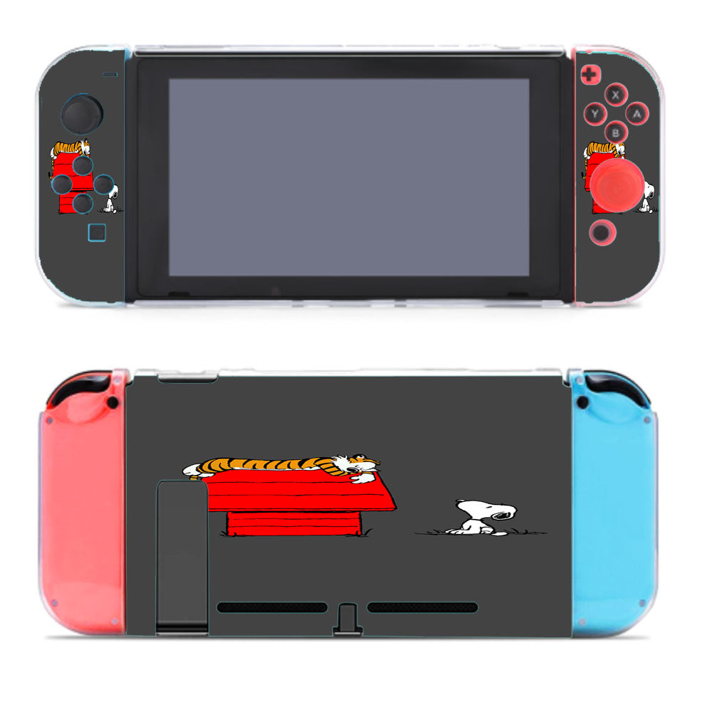 Hobbes Is A Top Snoopy House Nintendo Switch Cover Case