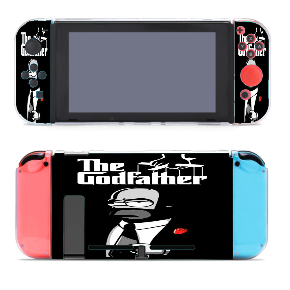 Homer Simpson The Good Father Wallpaper Nintendo Switch Cover Case