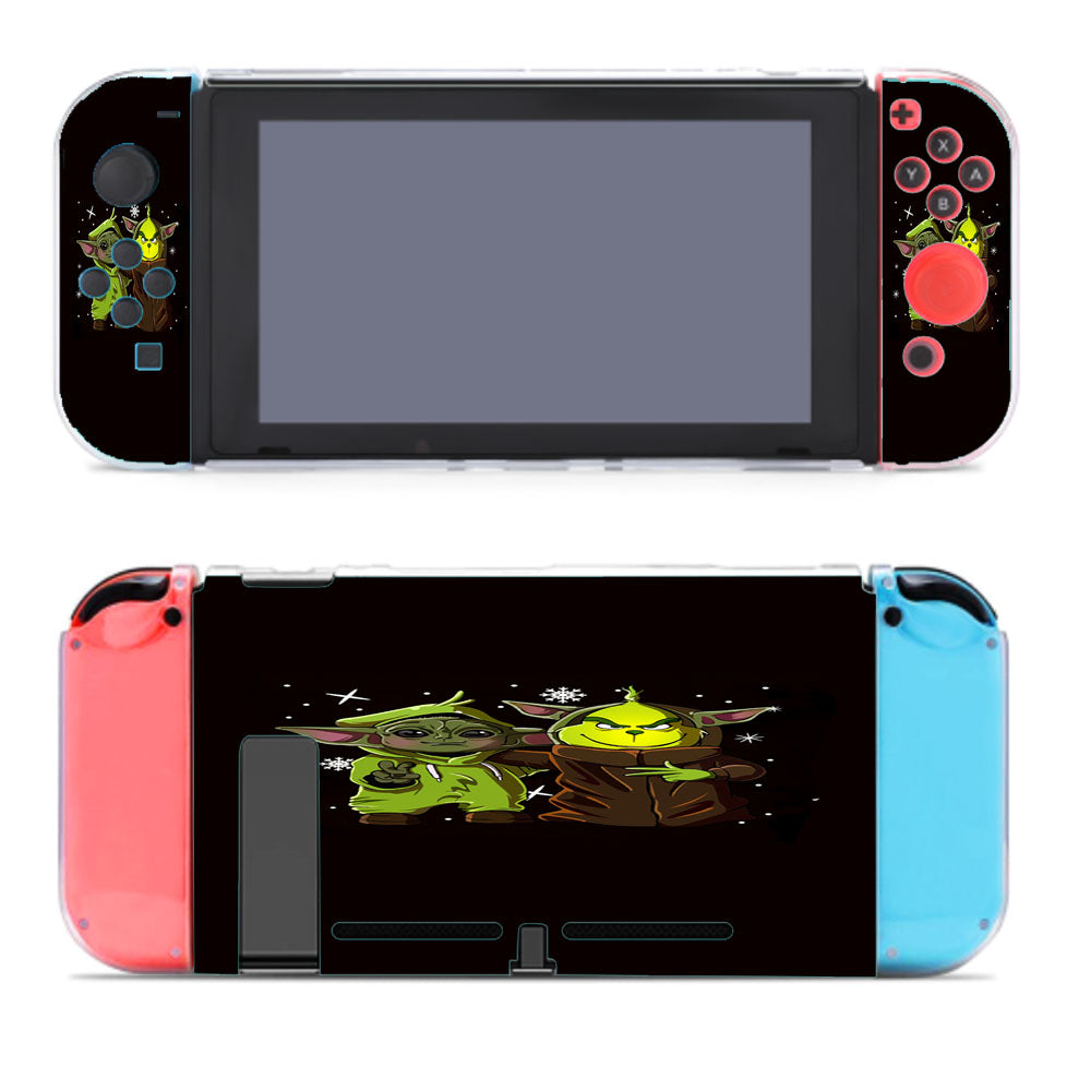 Hot Baby Yoda And Baby Grinch Nintendo Switch Cover Case