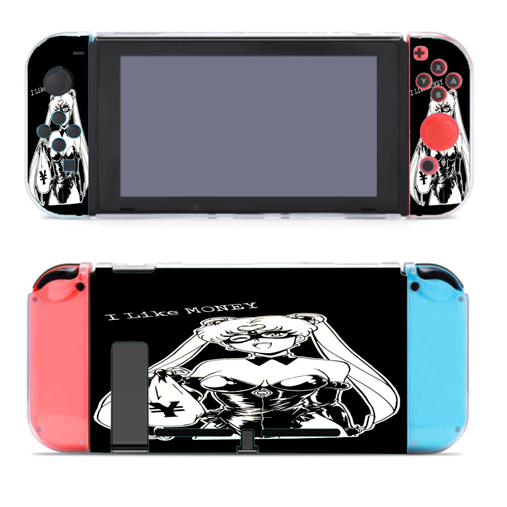 I Like Money Sailor Moon Nintendo Switch Cover Case