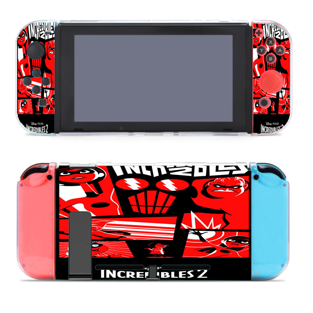 Incredibles 2 Poster Comic Stirp Nintendo Switch Cover Case