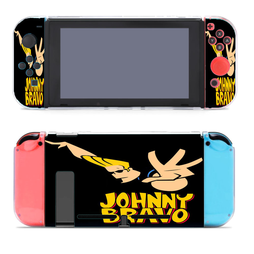Johnny Bravo Dance On Black Nintendo Switch Cover Case
