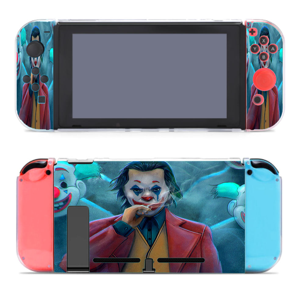 Joker 019 Clown Mask Smoking Movie Art Nintendo Switch Cover Case