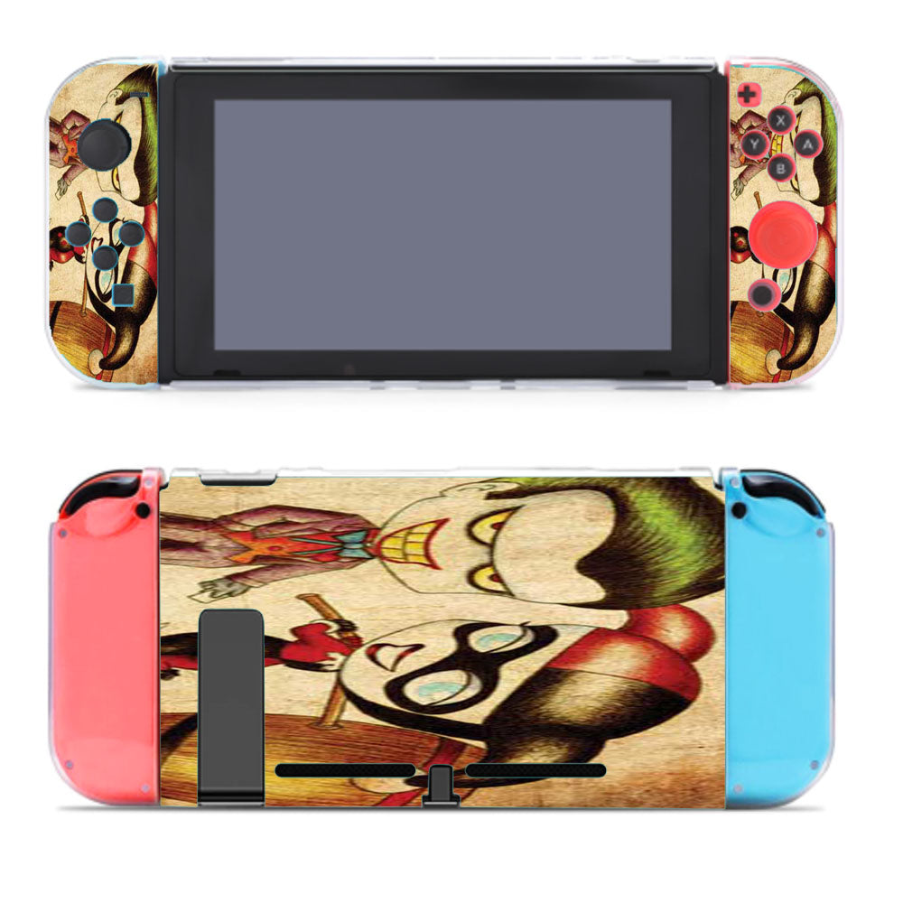 Joker Harley Quinn Drawing Nintendo Switch Cover Case