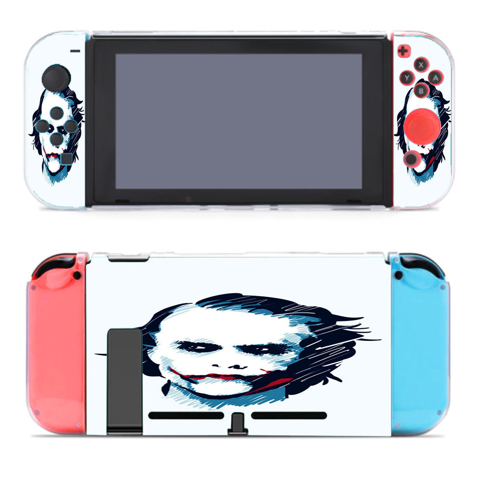 Joker White Vector Nintendo Switch Cover Case