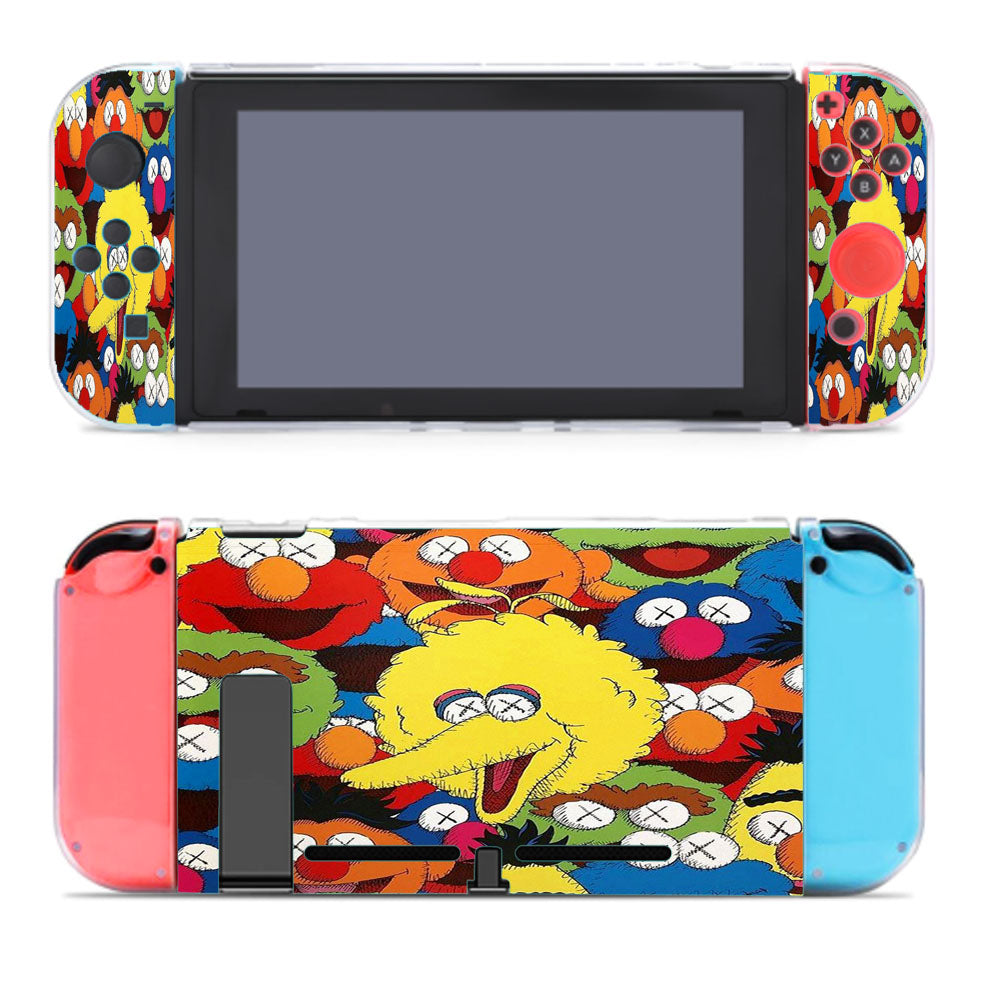 Kaws Noise Wallpaper Sesame Street Nintendo Switch Cover Case