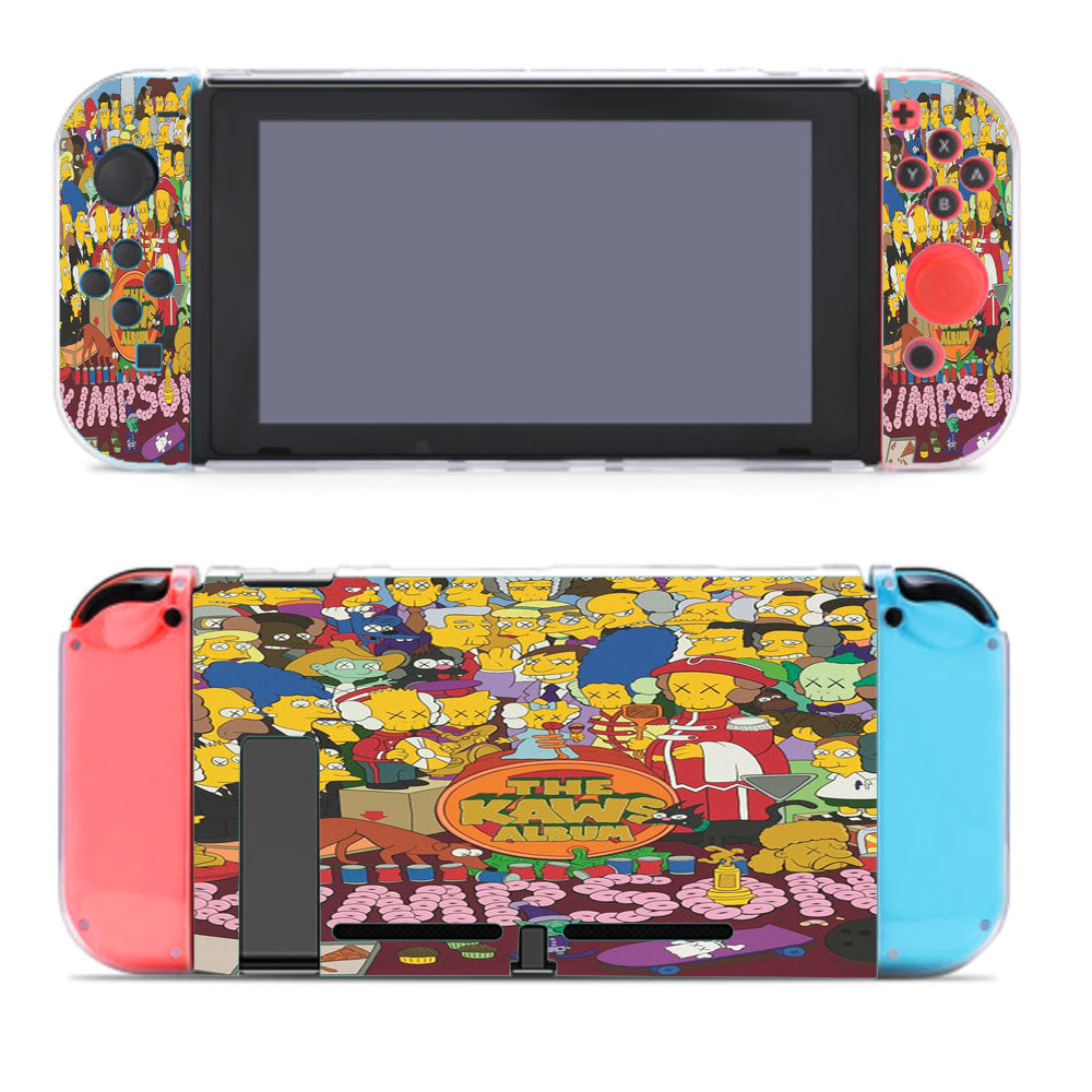 Kaws Simpson Kimpson Nintendo Switch Cover Case