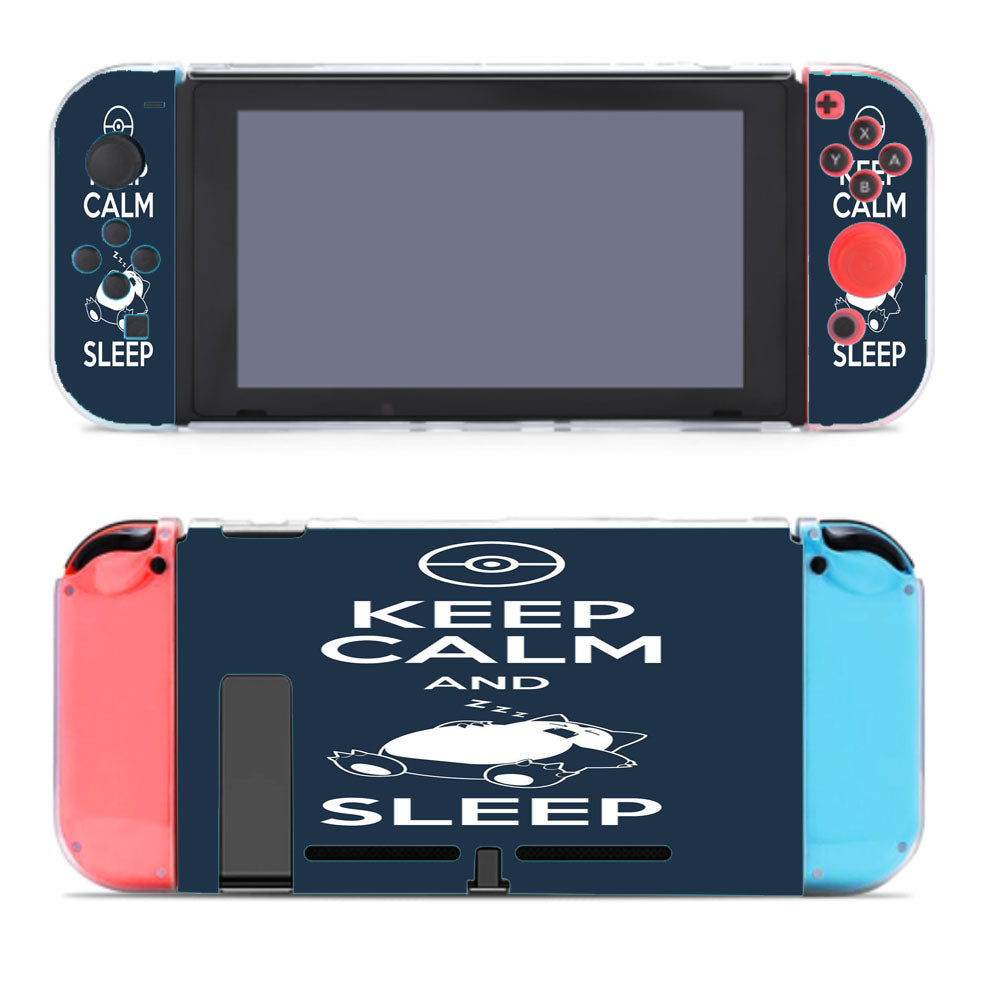 Keep Calm And Sleep Pokemon Nintendo Switch Cover Case