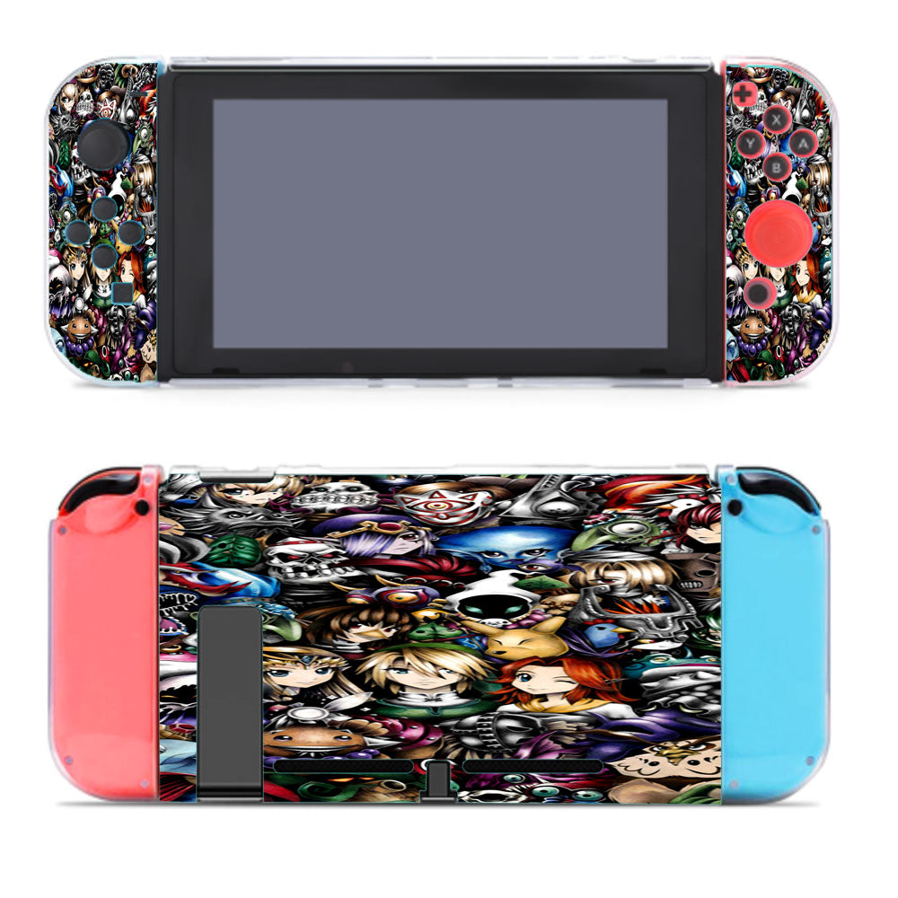 Legend Of Zelda All Character Collage Nintendo Switch Cover Case
