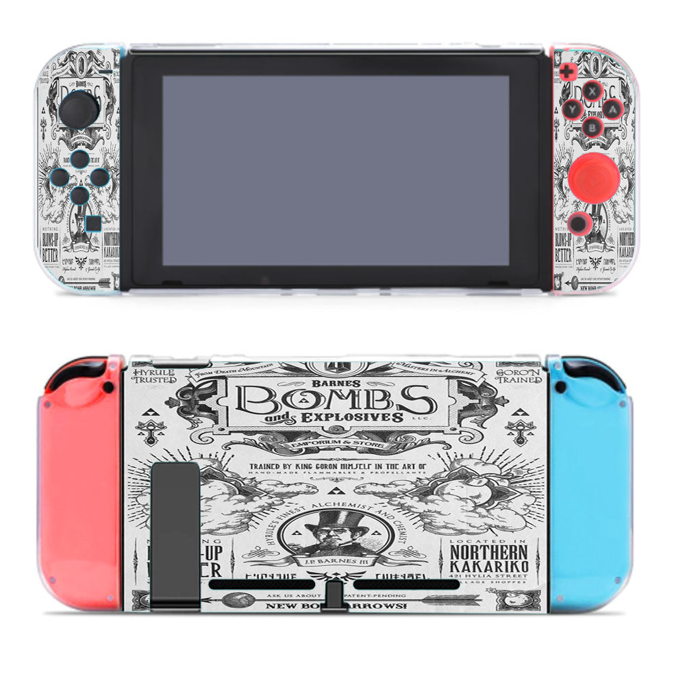 Legend Of Zelda Bombs Of Hyrule Vintage Nintendo Switch Cover Case