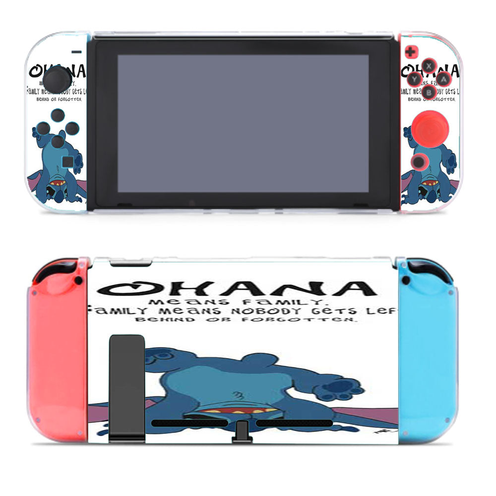 Lilo And Stich Ohana Upside Down Nintendo Switch Cover Case
