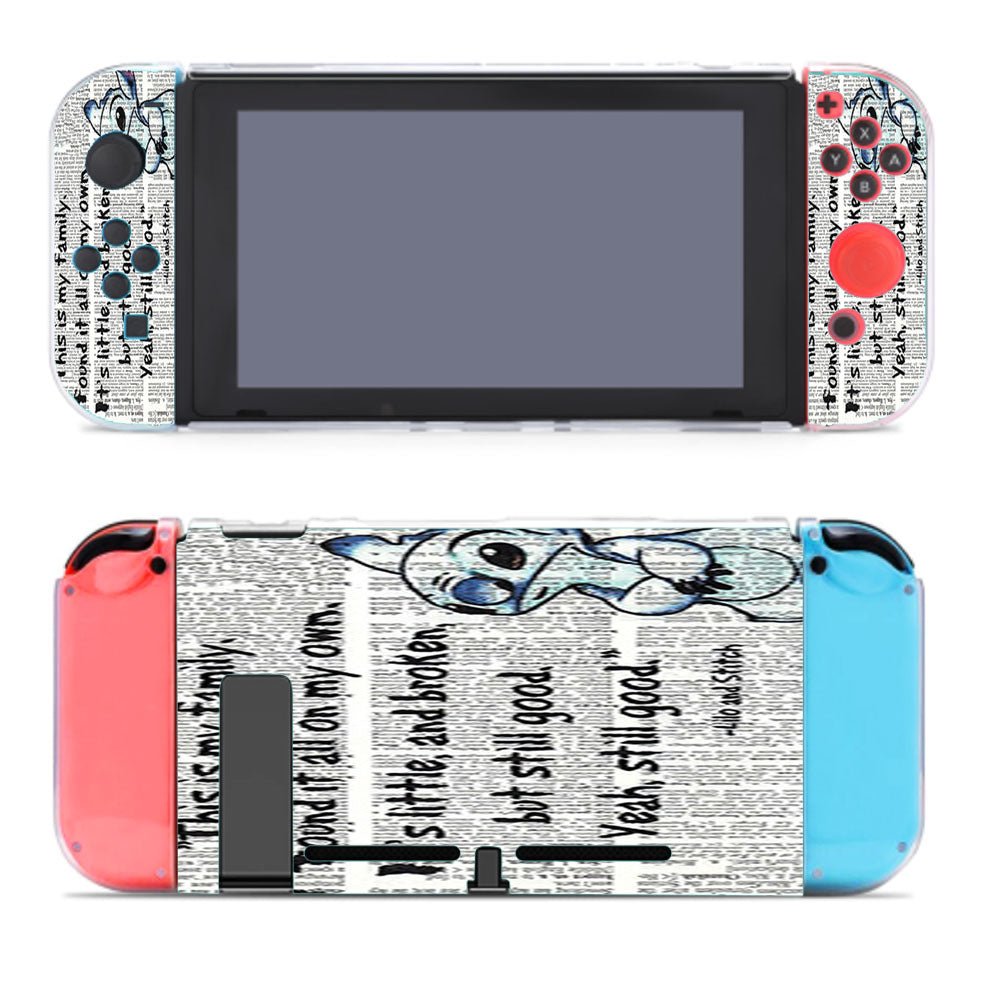 Lilo And Stitch Quotes Disney Nintendo Switch Cover Case