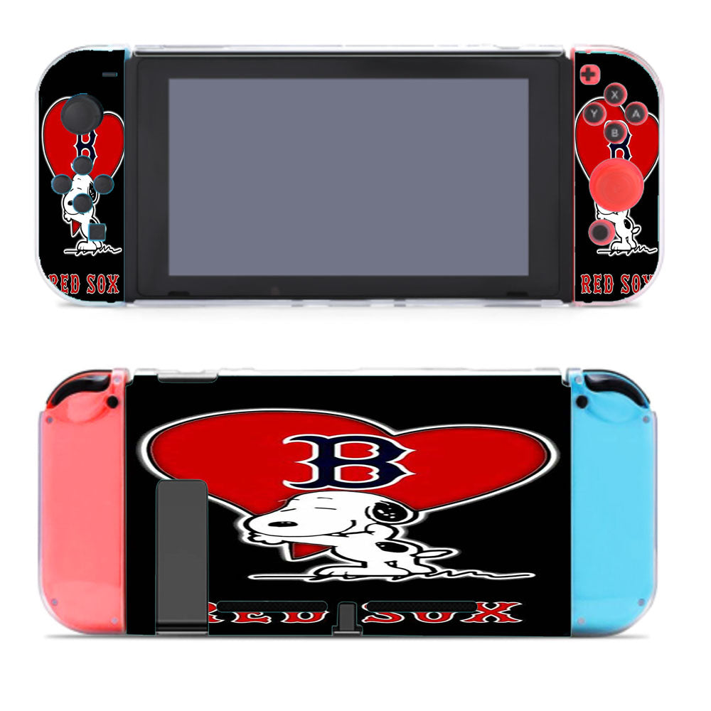 Love Boston Red Sox Snoopy Nintendo Switch Cover Case