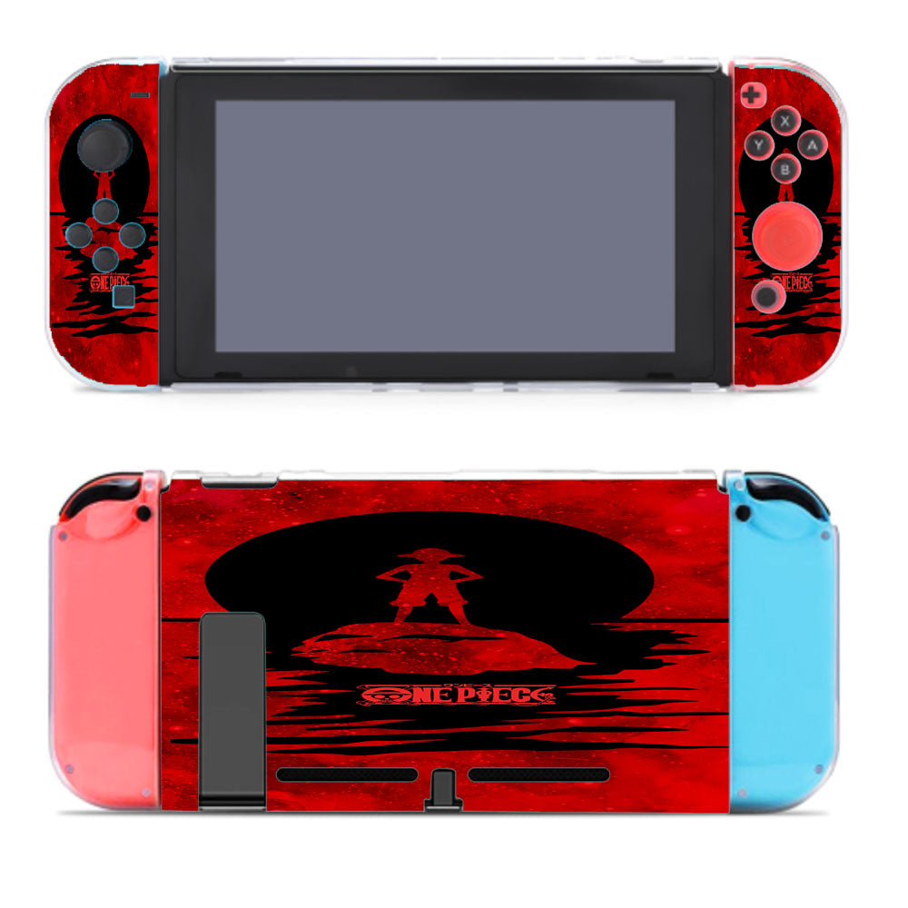 Luffy One Piece Silhouette Nintendo Switch Cover Case