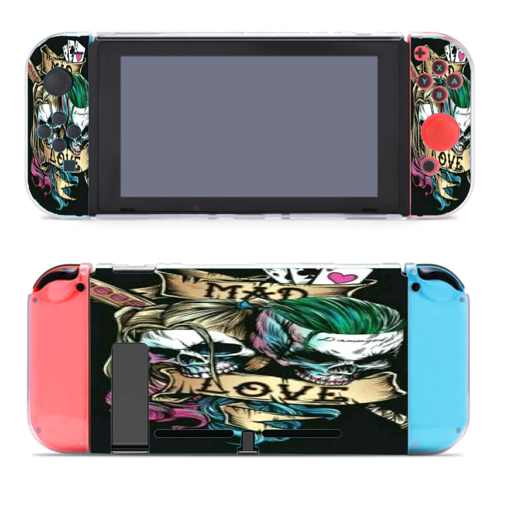 Mad Love Of Harley Quinn And Joker Nintendo Switch Cover Case