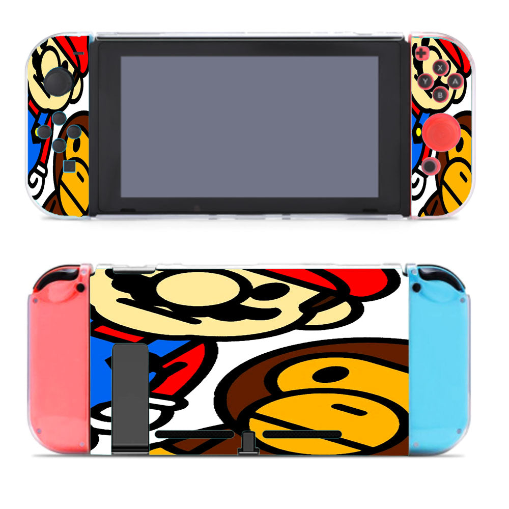 Mario Bross And Baby Milo Nintendo Switch Cover Case