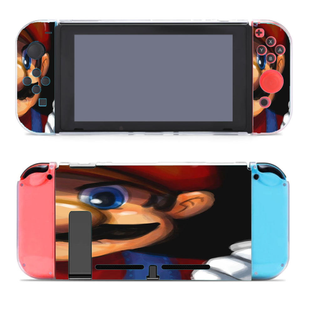 Mario Face Fanart Nintendo Switch Cover Case
