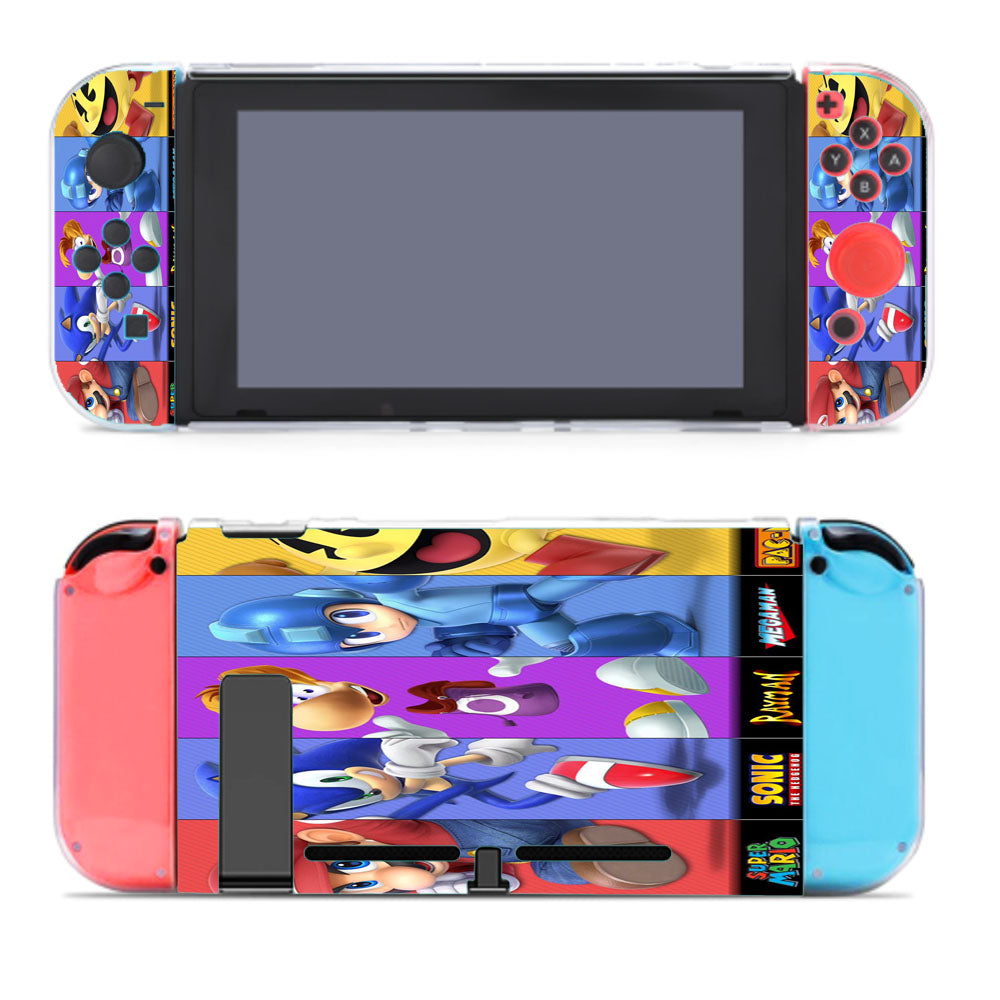 Mario Sonic Rayman Megaman Nintendo Switch Cover Case