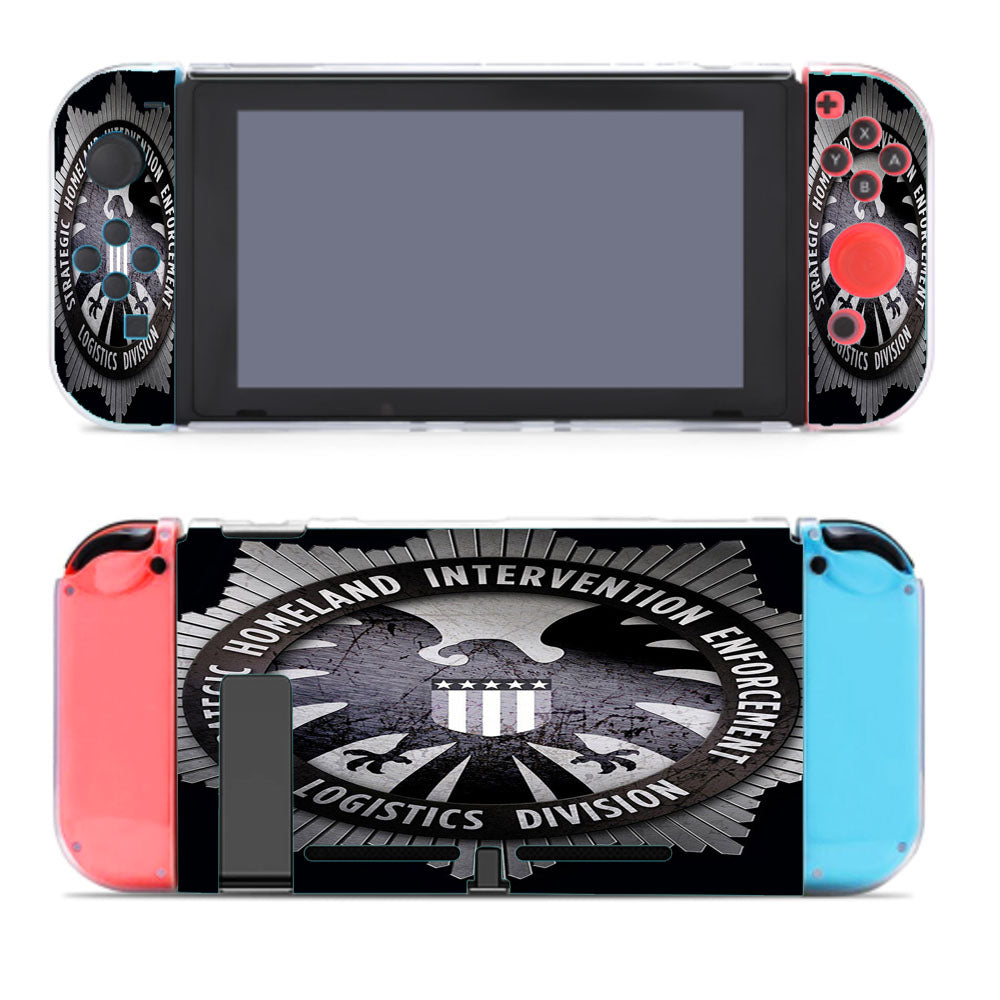 Marvel Comics Shield Logo Emblem Nintendo Switch Cover Case