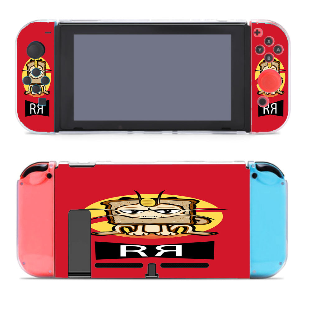 Meow Rocket Team Pokemon Nintendo Switch Cover Case