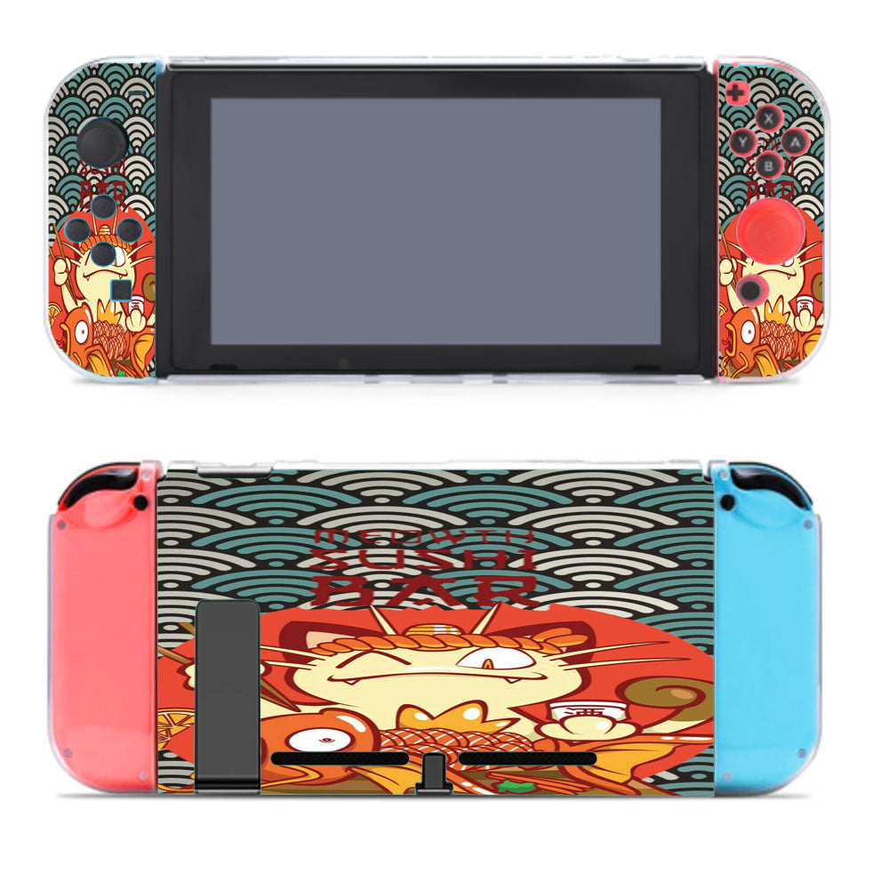 Meowth Sushi Pokemon Artwork Nintendo Switch Cover Case
