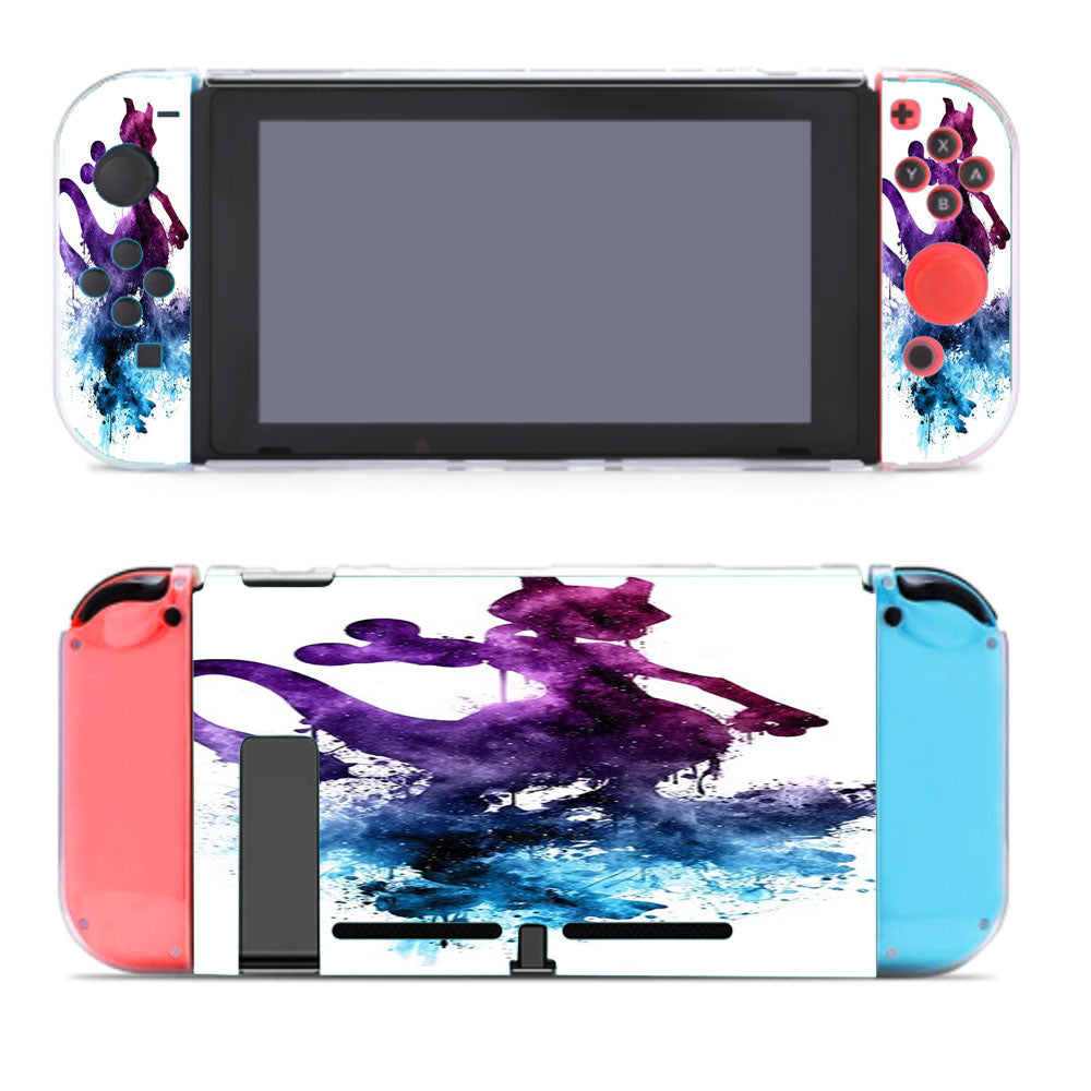 Mewtwo Galaxy Pokemon Silhouette Art Nintendo Switch Cover Case