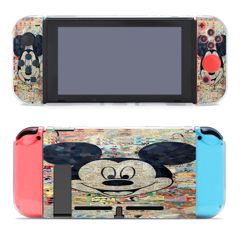 Mickey Disney Comic Collage Nintendo Switch Cover Case