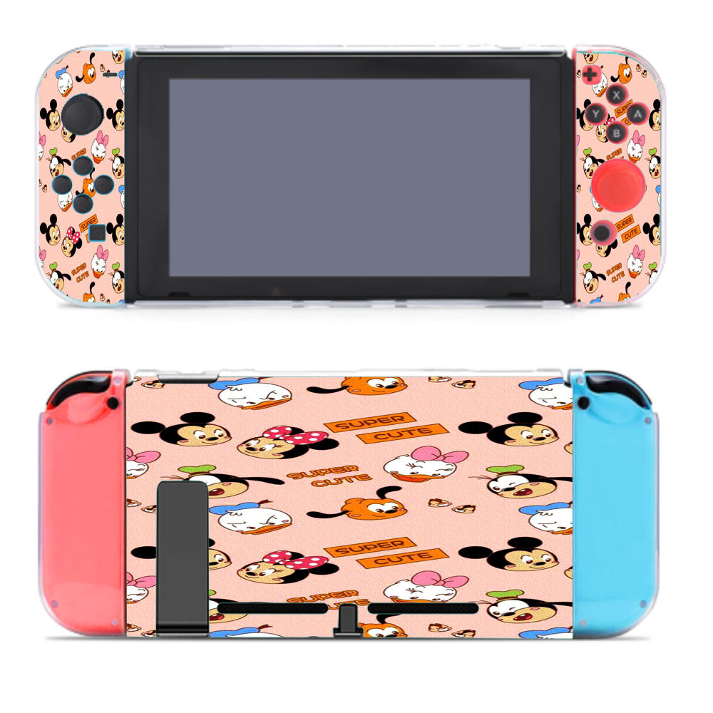 Mickey Minnie And Friends Cute Doodle Nintendo Switch Cover Case