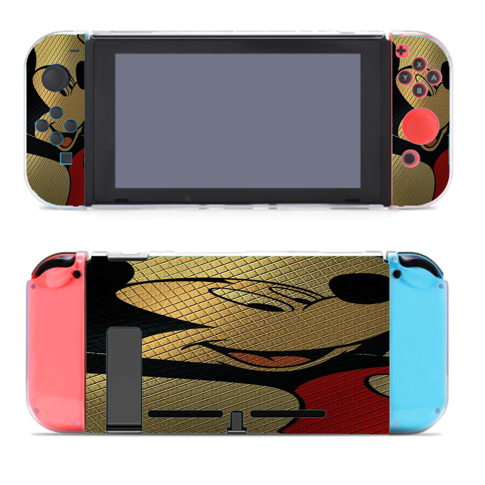 Mickey Mouse Gold Texture Nintendo Switch Cover Case