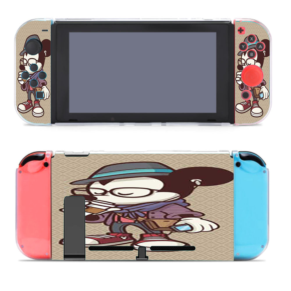 Mickey Mouse Hipster Coffee Nintendo Switch Cover Case