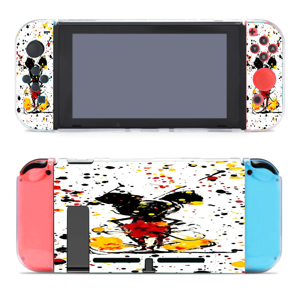 Mickey Mouse Splash Paint Nintendo Switch Cover Case