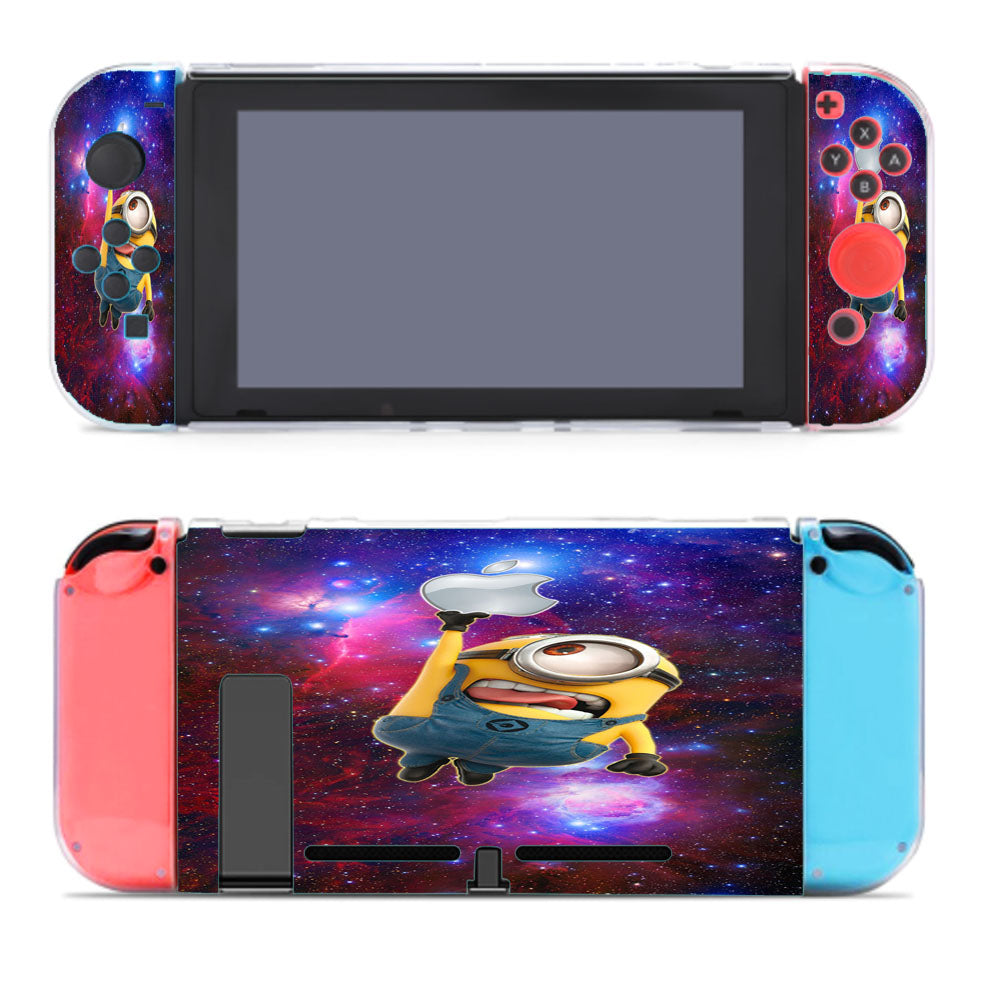 Minion Catch Apple In Galaxy Nintendo Switch Cover Case
