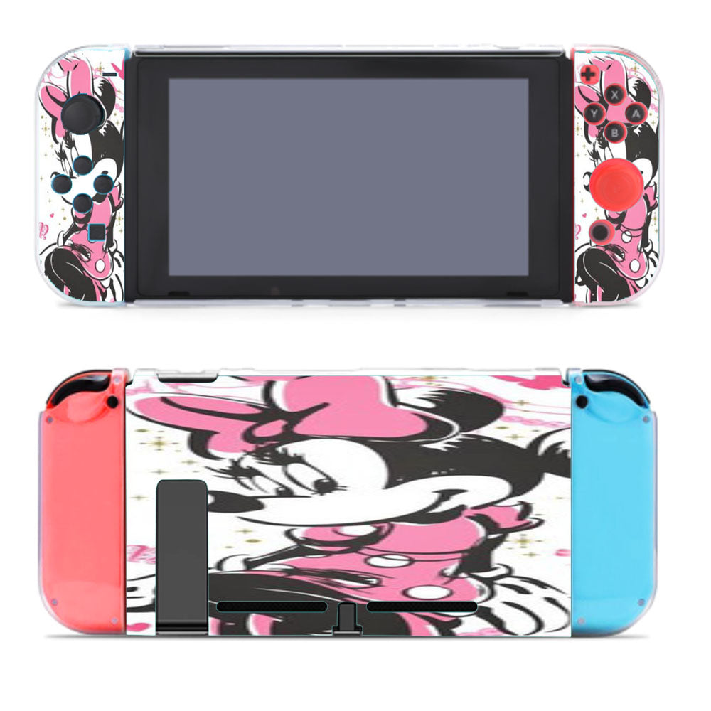 Minnie Mouse Pink Nintendo Switch Cover Case