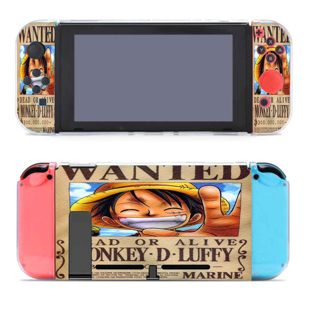 Monkey D Luffy Wanted Nintendo Switch Cover Case