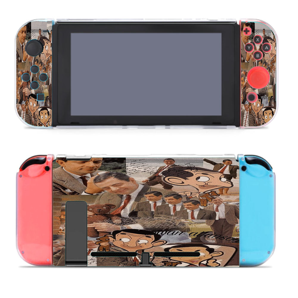 Mr Bean Cartoon Collage Photo Nintendo Switch Cover Case