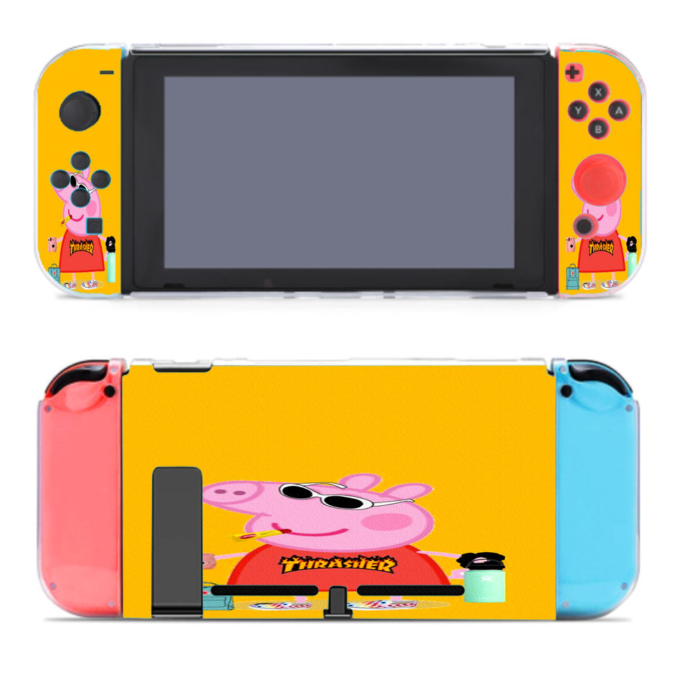 Mummy Peppa Pig Character Nintendo Switch Cover Case