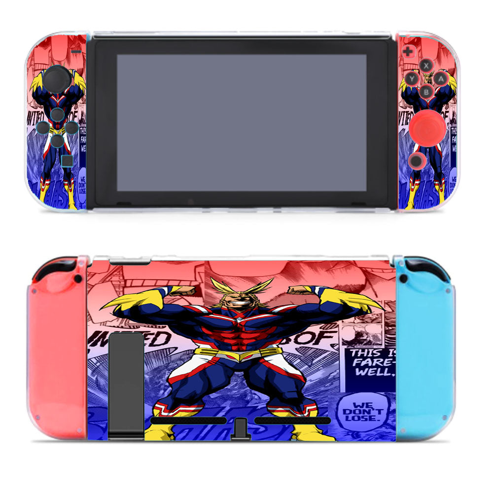 My Hero All Might Comic Character Nintendo Switch Cover Case