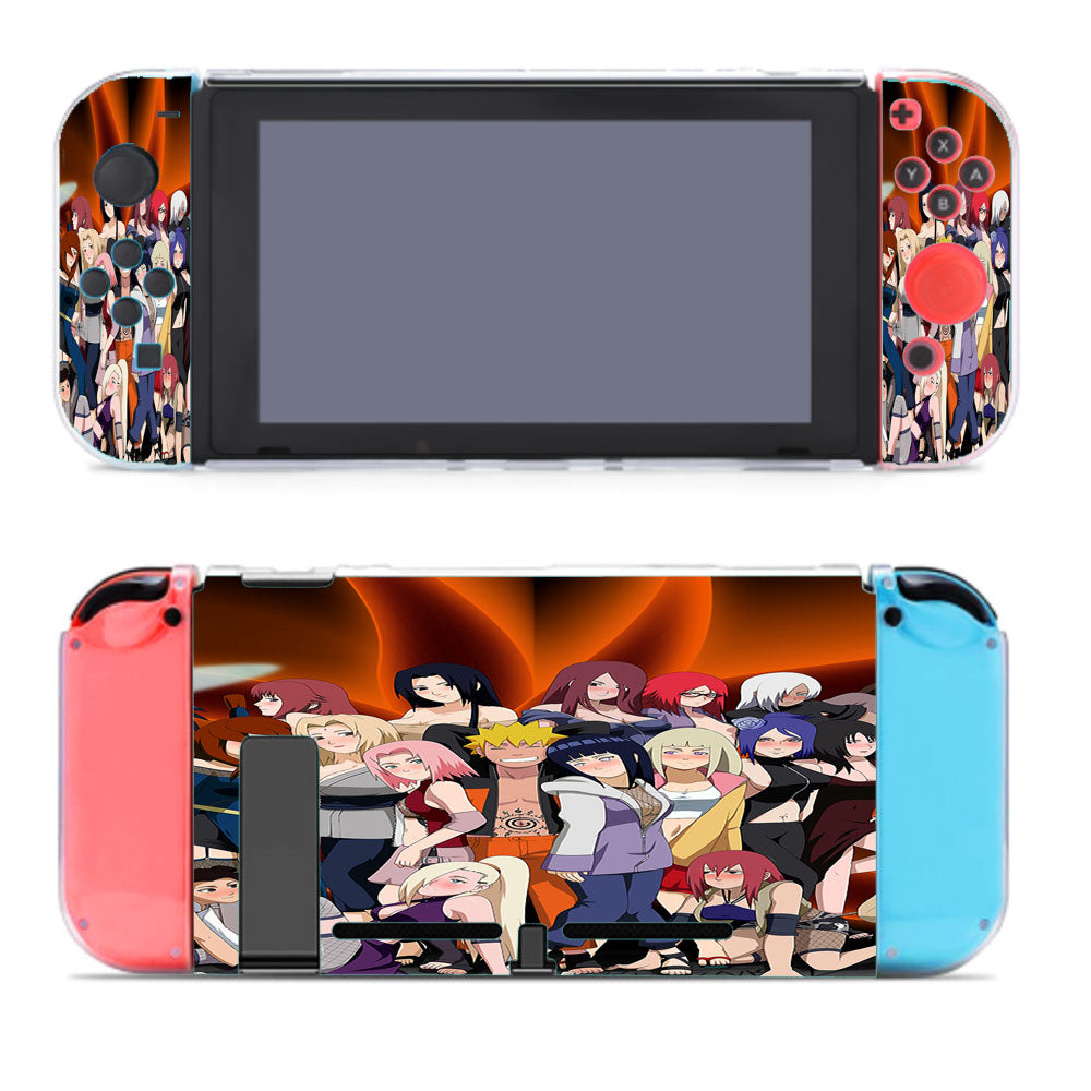 Naruto And All Girls Character Konoha Nintendo Switch Cover Case