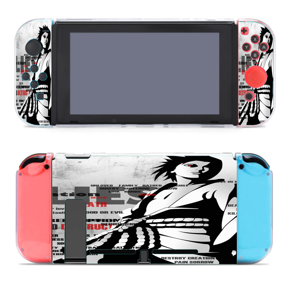 Naruto Sasuke Uchiha Painful Nintendo Switch Cover Case